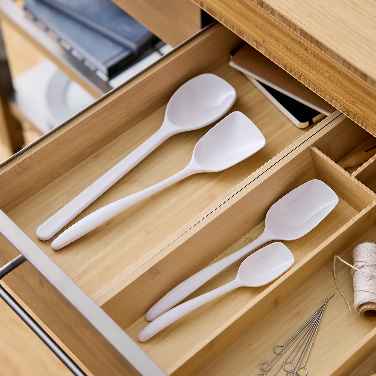 New Classic Kochlöffel-Set 4-teilig weiß